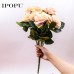 DIY Warm Simulation Rose10 Heads French Rose Artificial Silk Flowers Home Decor   311925270131